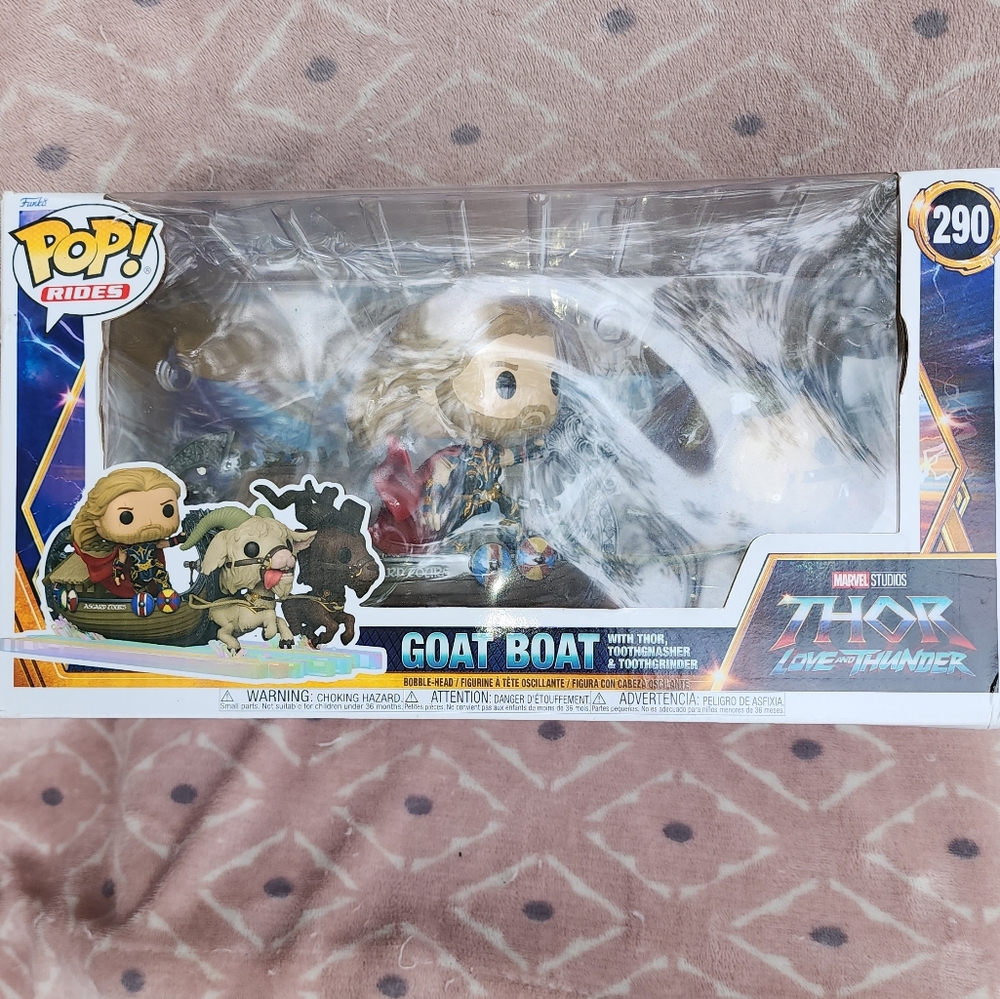 Funko Pop Rides Thor Goat Boat By Marvel